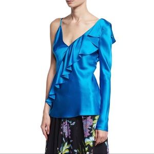 ❌sold $59❌Diane von Furstenberg Ruffle Blouse 4